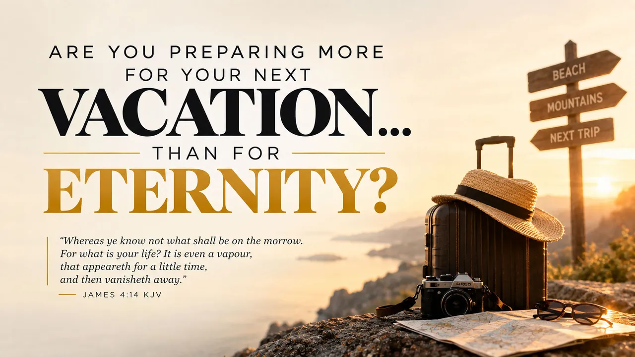 Dogood Mavericko — Are You Preparing More For Your Next Vacation… Than For Eternity?