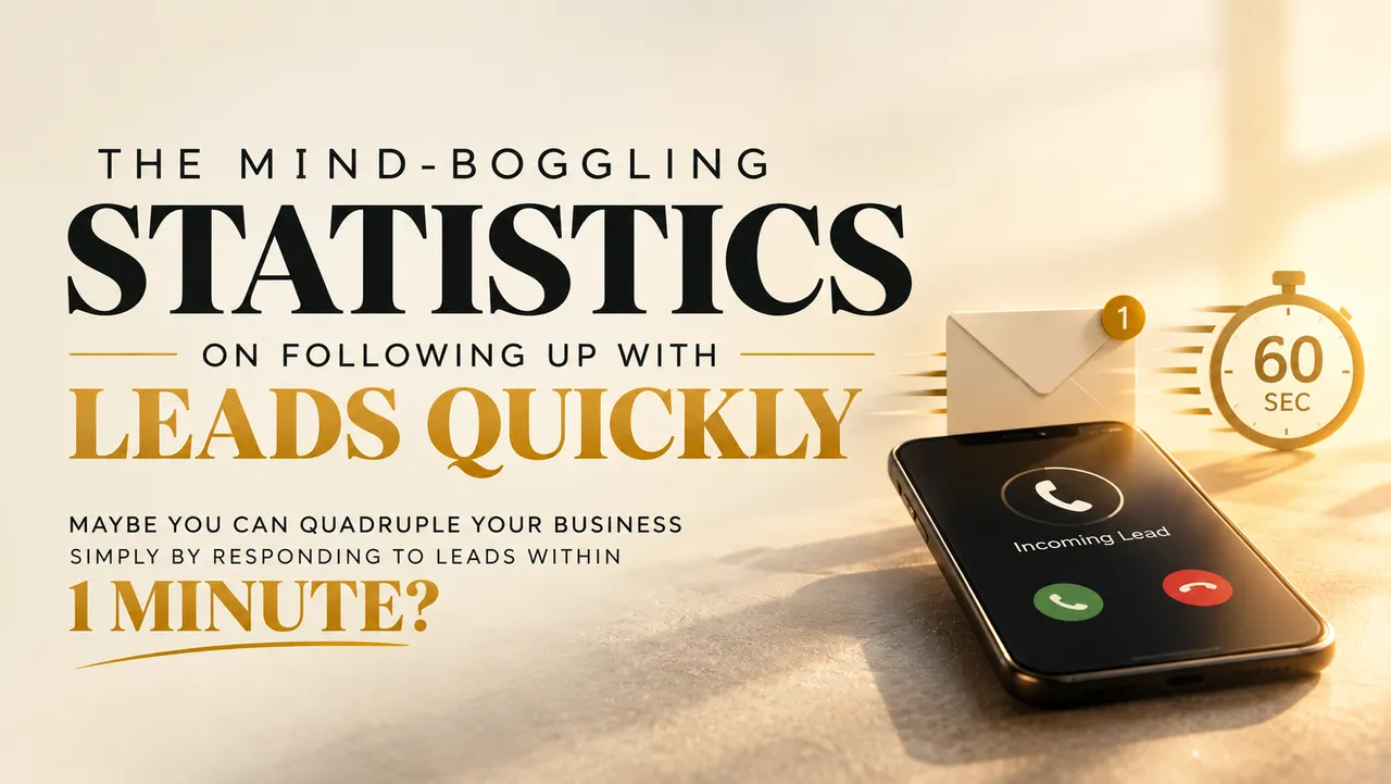 Dogood Mavericko — The Mind-Boggling Statistics On Following Up With Leads Quickly