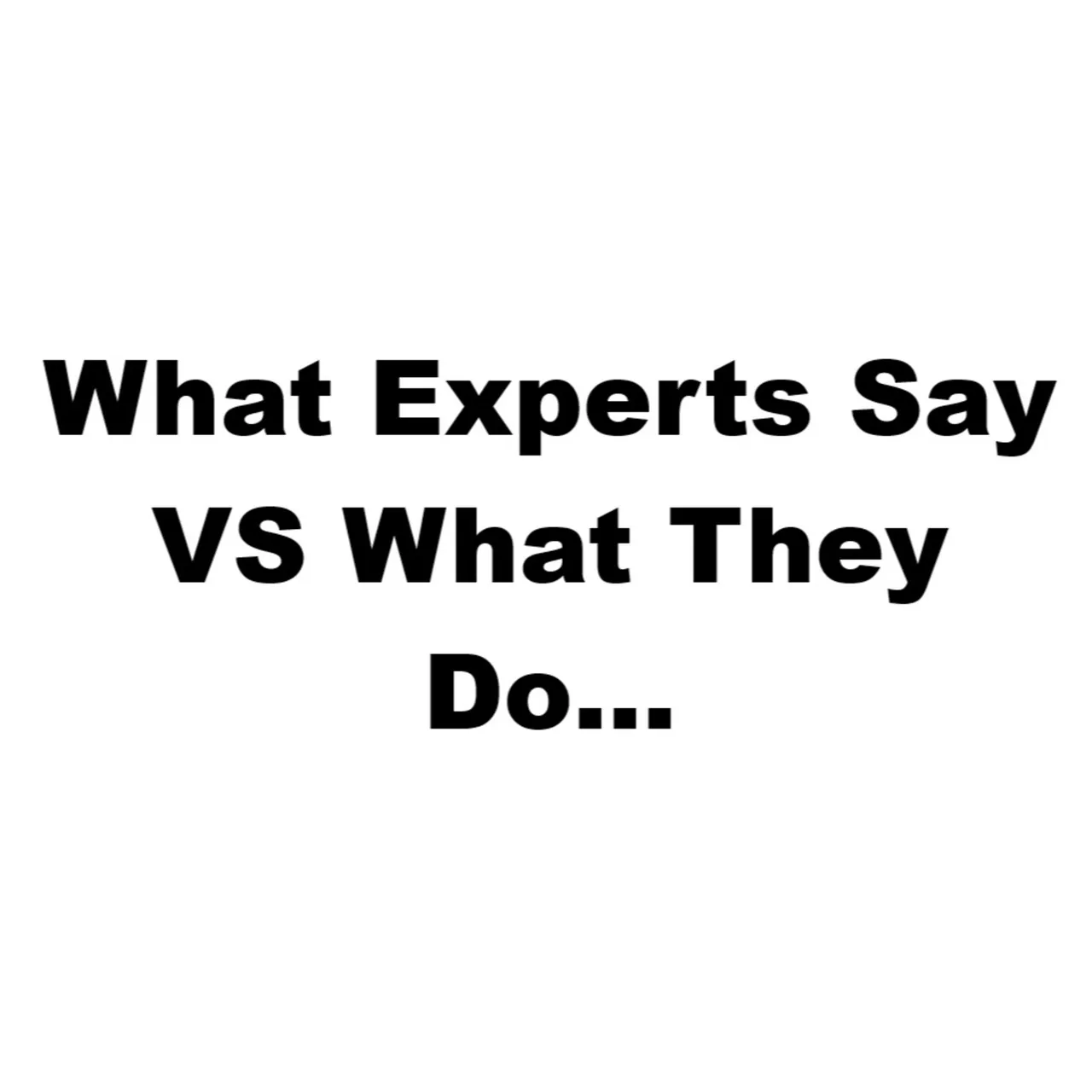 Dogood Mavericko podcast — Episode 138: Don`t Just Listen To What Experts Say; Look At What They Do |EP #138