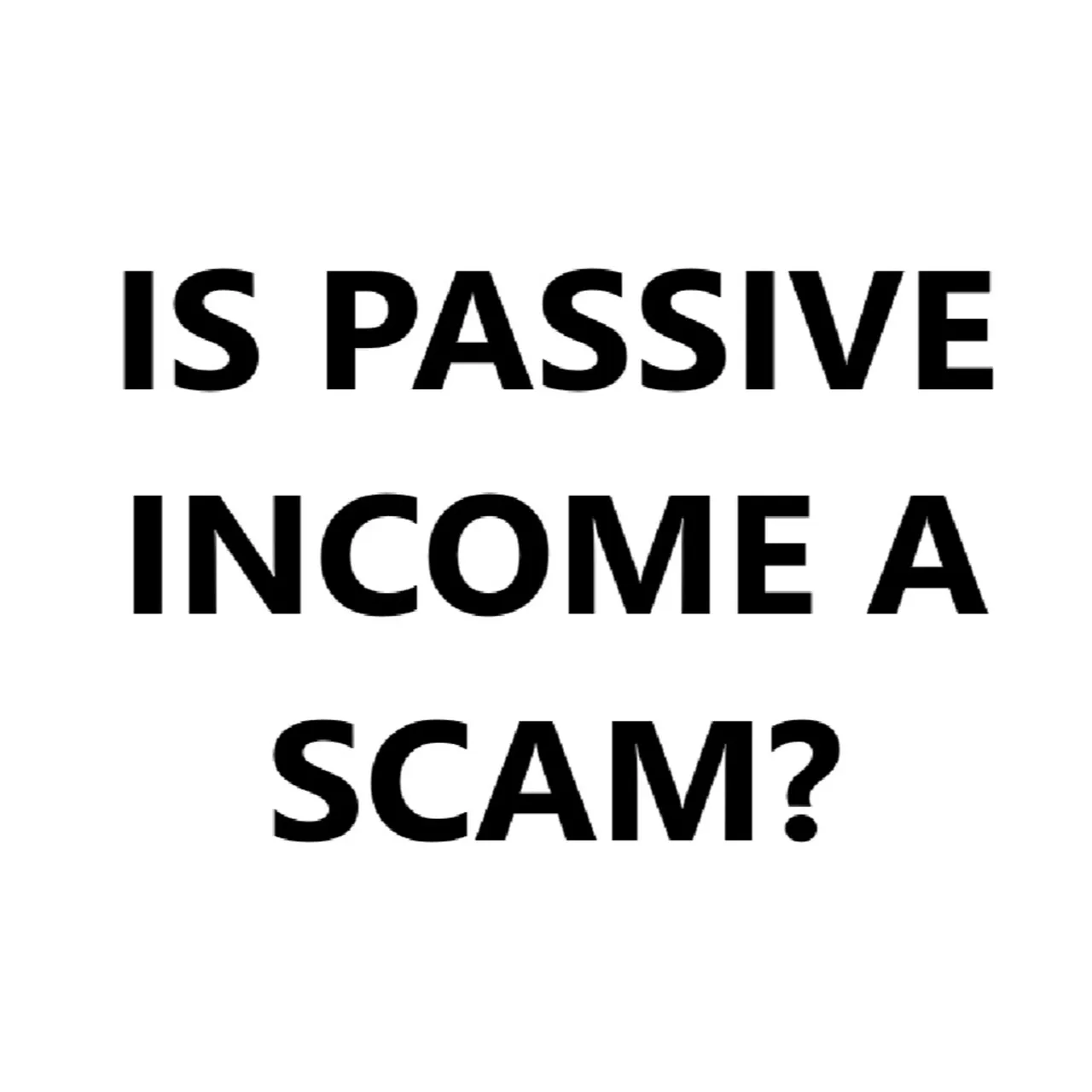 Dogood Mavericko podcast — Episode 22: Is Passive Income A Scam? |EP #22