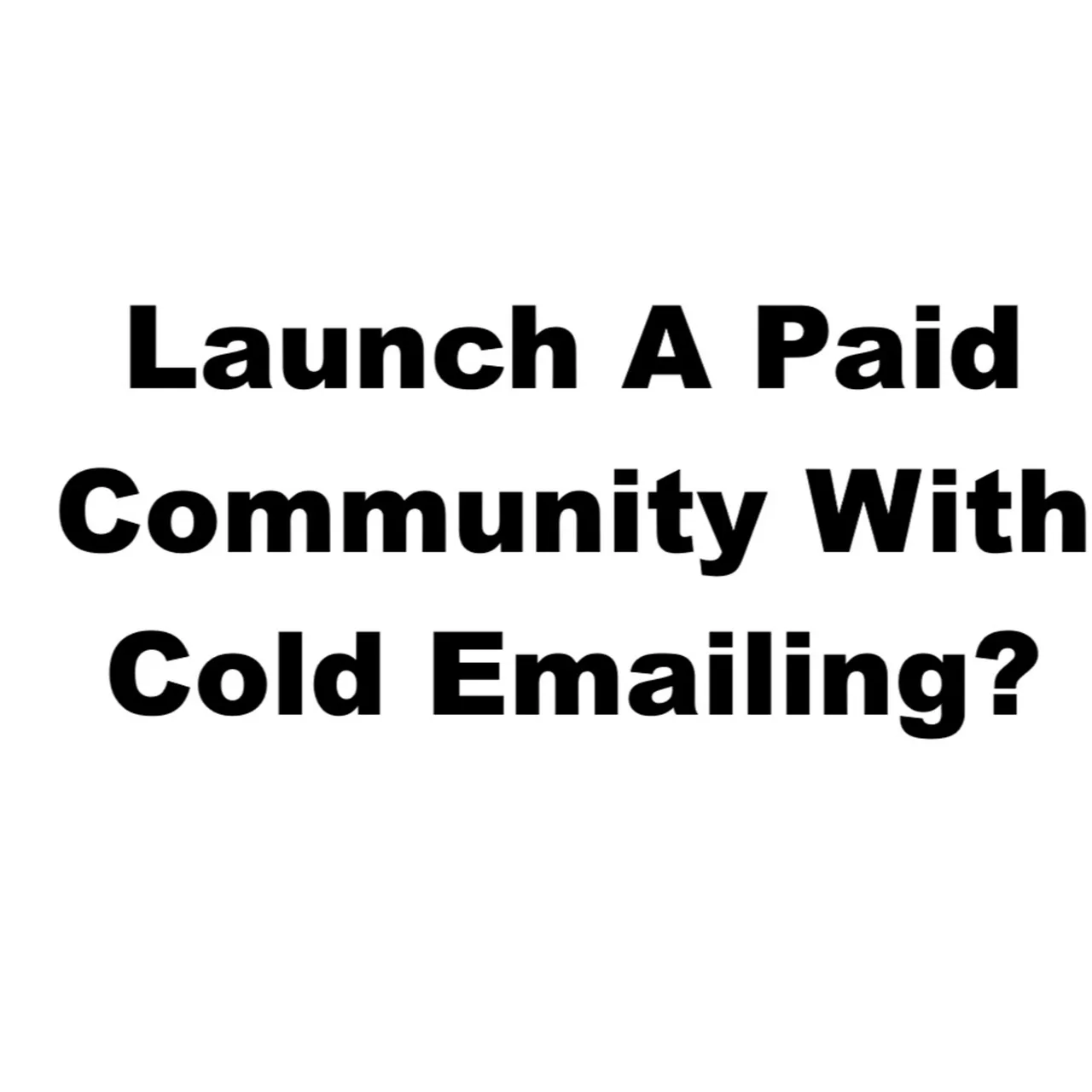 Dogood Mavericko podcast — Episode 77: Using Cold Email To Launch And Grow A Paid Community? |EP #77